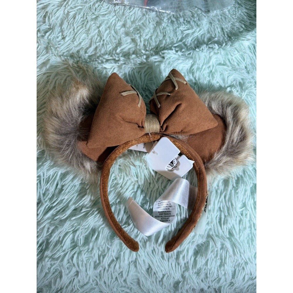 Disney Parks Star Wars Wicket Ewok Minnie Ears Headband Ashley Eckstein NWT